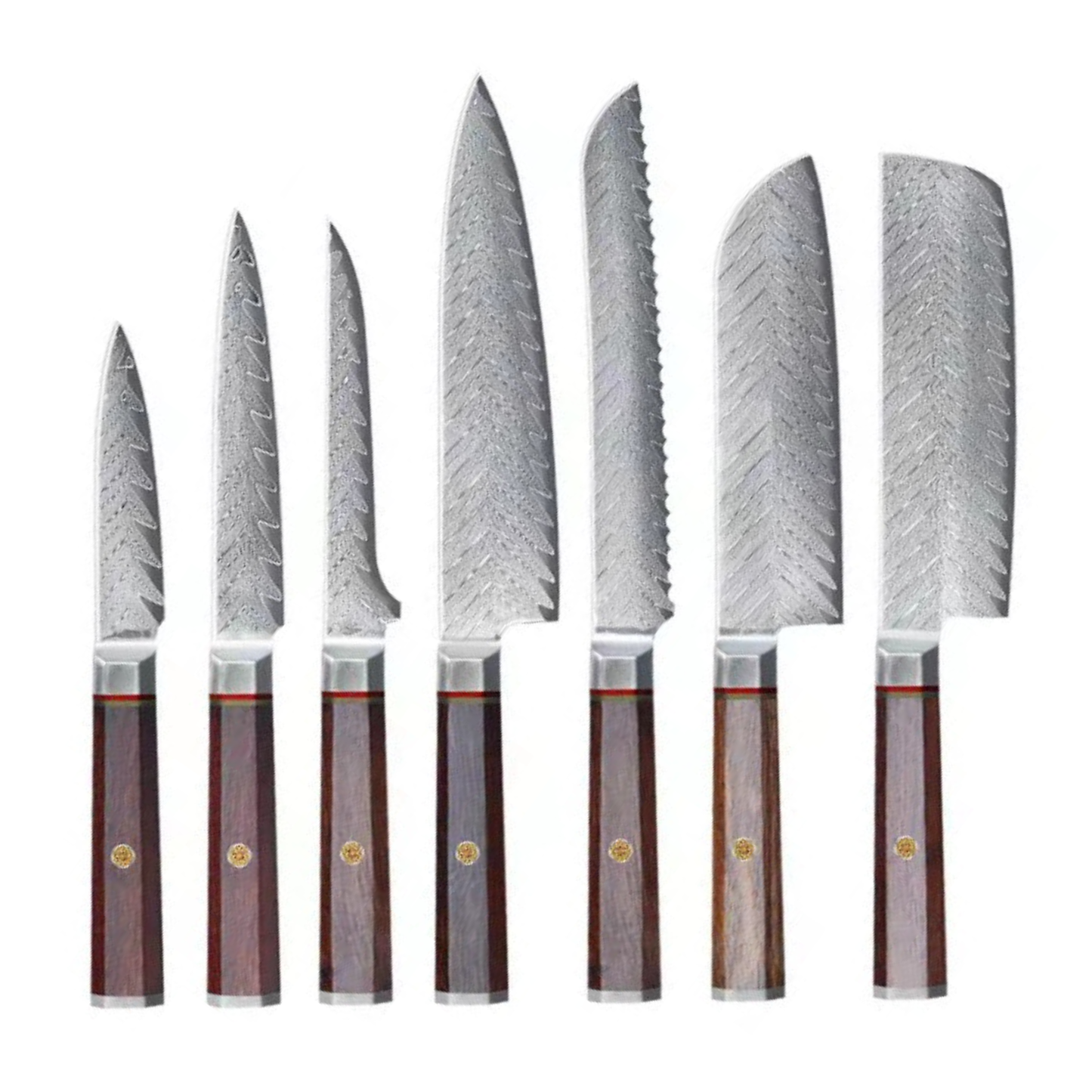 Japanse messenset 'Mishima' (7-delige set)